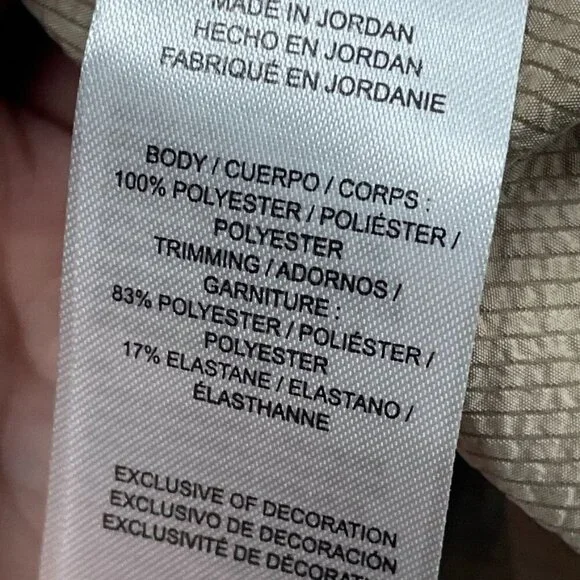 Sage Collective Tan Cargo Wide-Leg Cropped Pants XXL Stretchy Fit d0677 - Picture 3 of 9